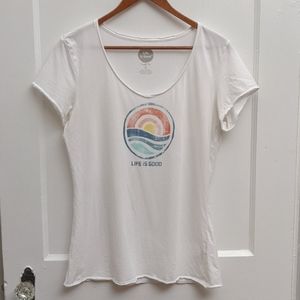 Life is Good Sunset Tee M T-shirt